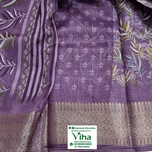 Cotton Silk Saree with Blouse