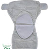 Water Proof Walcro Diaper "L" Size with Cotton Pad, flat white cloth adult diaper with two side tabs and internal padding