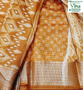 Cotton Silk Saree with Blouse