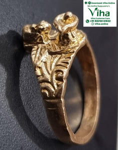 Impon Shivling Nandi Ring