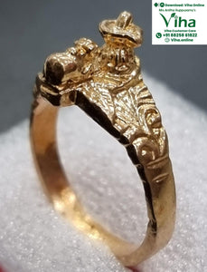 Impon Shivling Nandi Ring