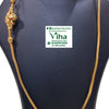 Impon Mugappu Chain with a woven design and ornamental pendant element