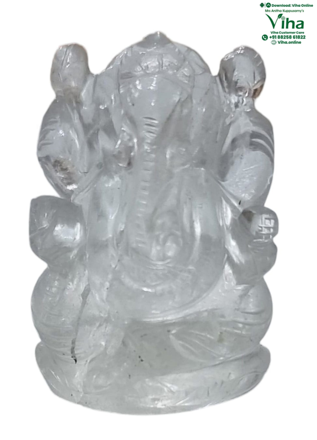 Clear Quartz Ganesha