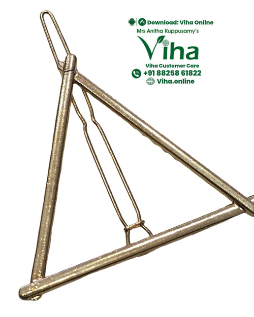 Hair Clip with triangular outer frame