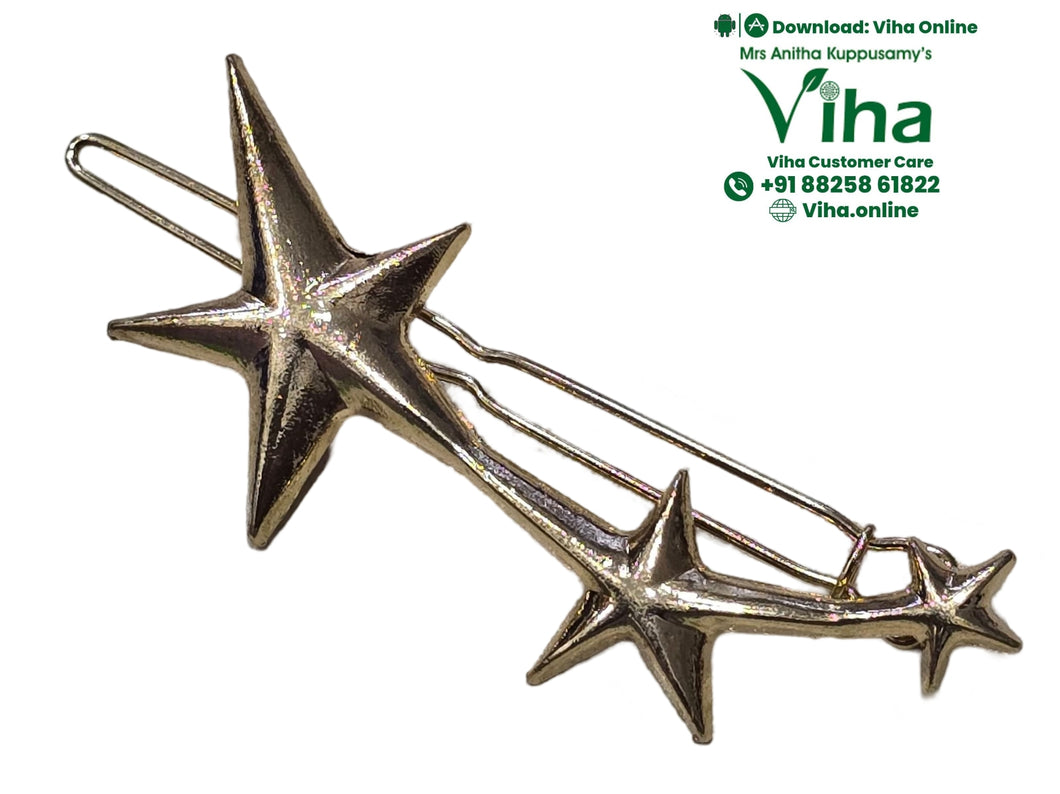 Triple Star Hair Clip