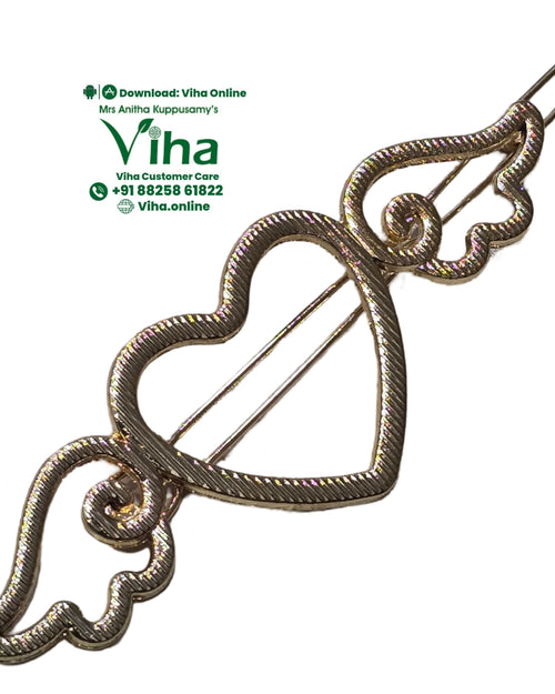 Designer Hair Clip with central frame
