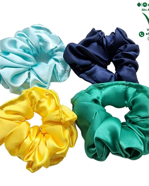 Satin Hair Band with gathered ruffles