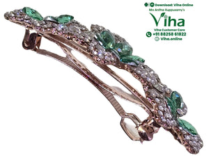 Hair Clip Studded with Stones