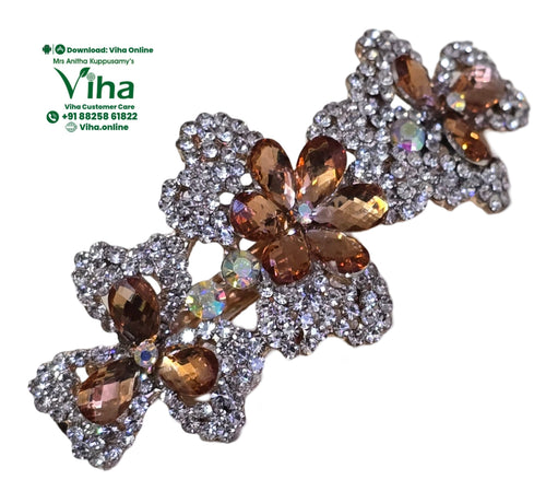 Hair Clip Studded with Stones