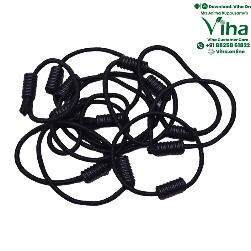 Hair Band with ribbed plastic pieces