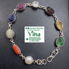 Navratna Bracelet Silver / Navaratna Silver Bracelet