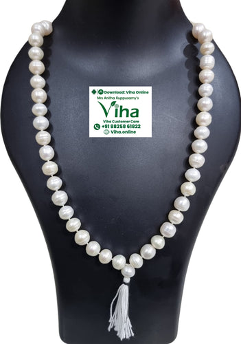 Natural Pearl Mala 12mm