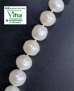 Natural Pearl Mala 8mm