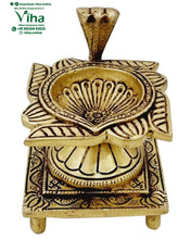 Naga Swastik Deepam / Lamp - Brass