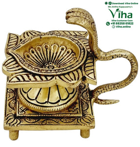 Naga Swastik Deepam / Lamp - Brass
