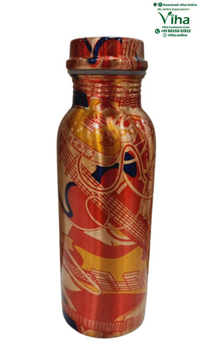 Designer Copper Water Bottle