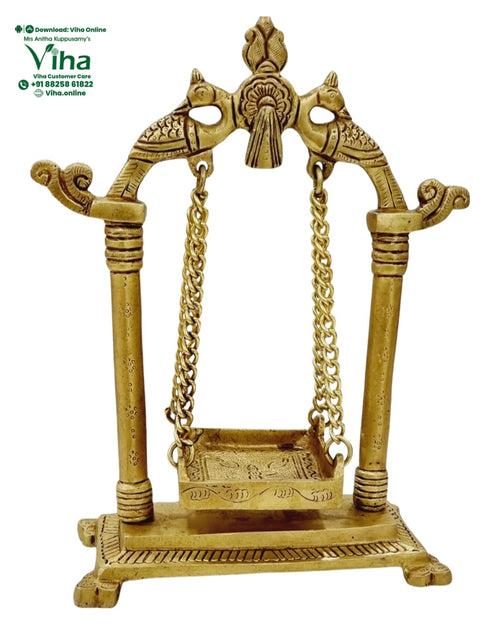 Divine Swing (Jhoola), a brass swing for a deity
