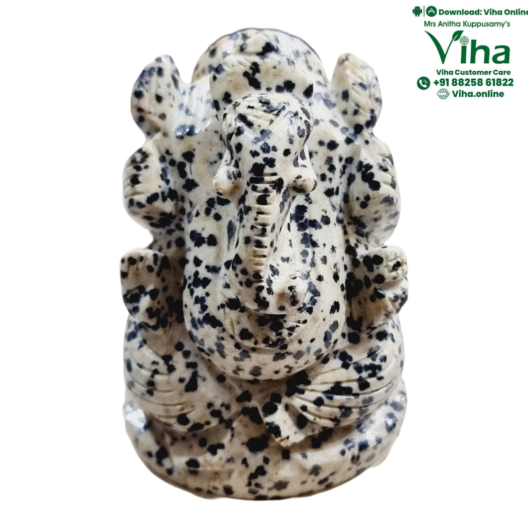 Dalmation Jasper Ganesha