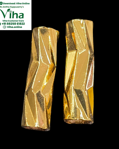 Impon Thali Nanal Kuzha with tubular beads and a faceted surface
