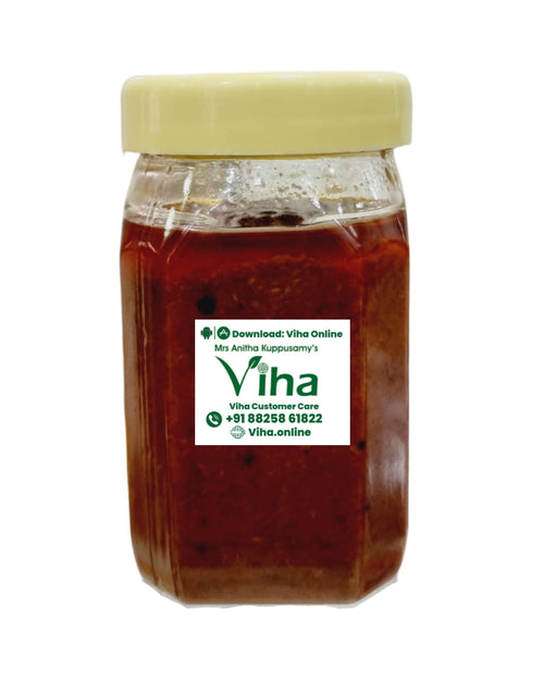 Ginger Pickle Homemade in a clear glass jar with an opaque lid