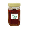 Ginger Pickle Homemade in a clear glass jar with an opaque lid