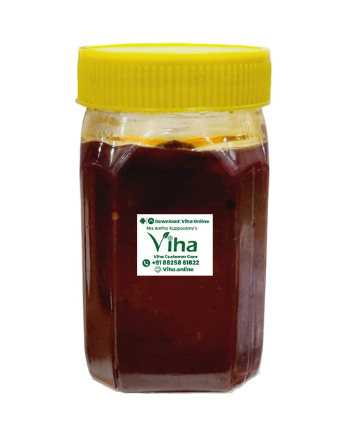 Tomato Rice Mix Homemade, in a plastic jar with a label and yellow lid
