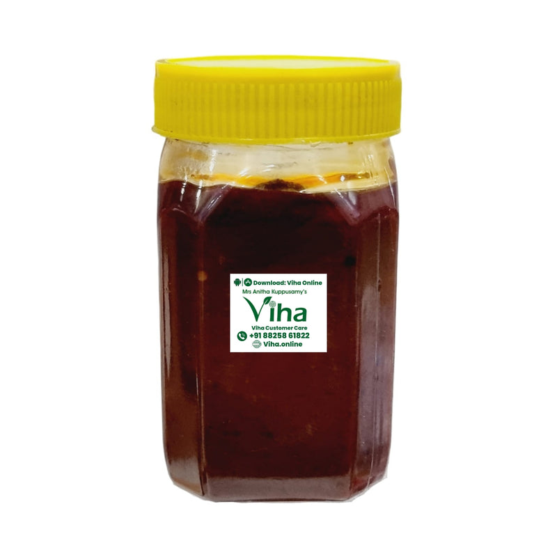 Tomato Rice Mix Homemade, in a plastic jar with a label and yellow lid