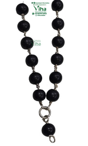 Karungali Silver Mala 8mm - 108+1 Beads