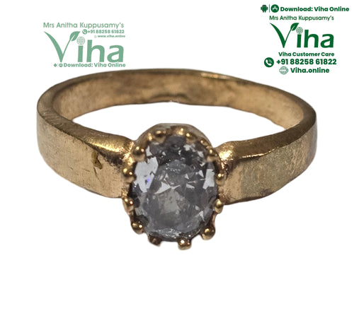 Impon White Stone Ring