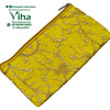 Designer Purse with embroidery and a zipper closure