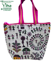 Warli Art Cloth Bag