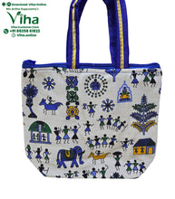 Warli Art Cloth Bag