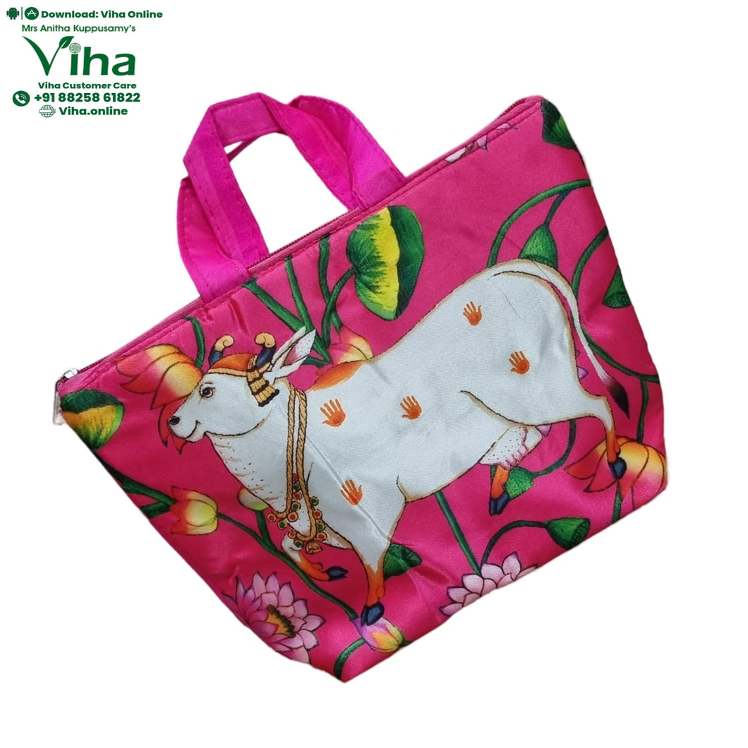 Satin Cloth Cow Bag