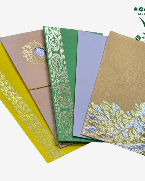 Assorted Gift Covers, fanned paper envelopes