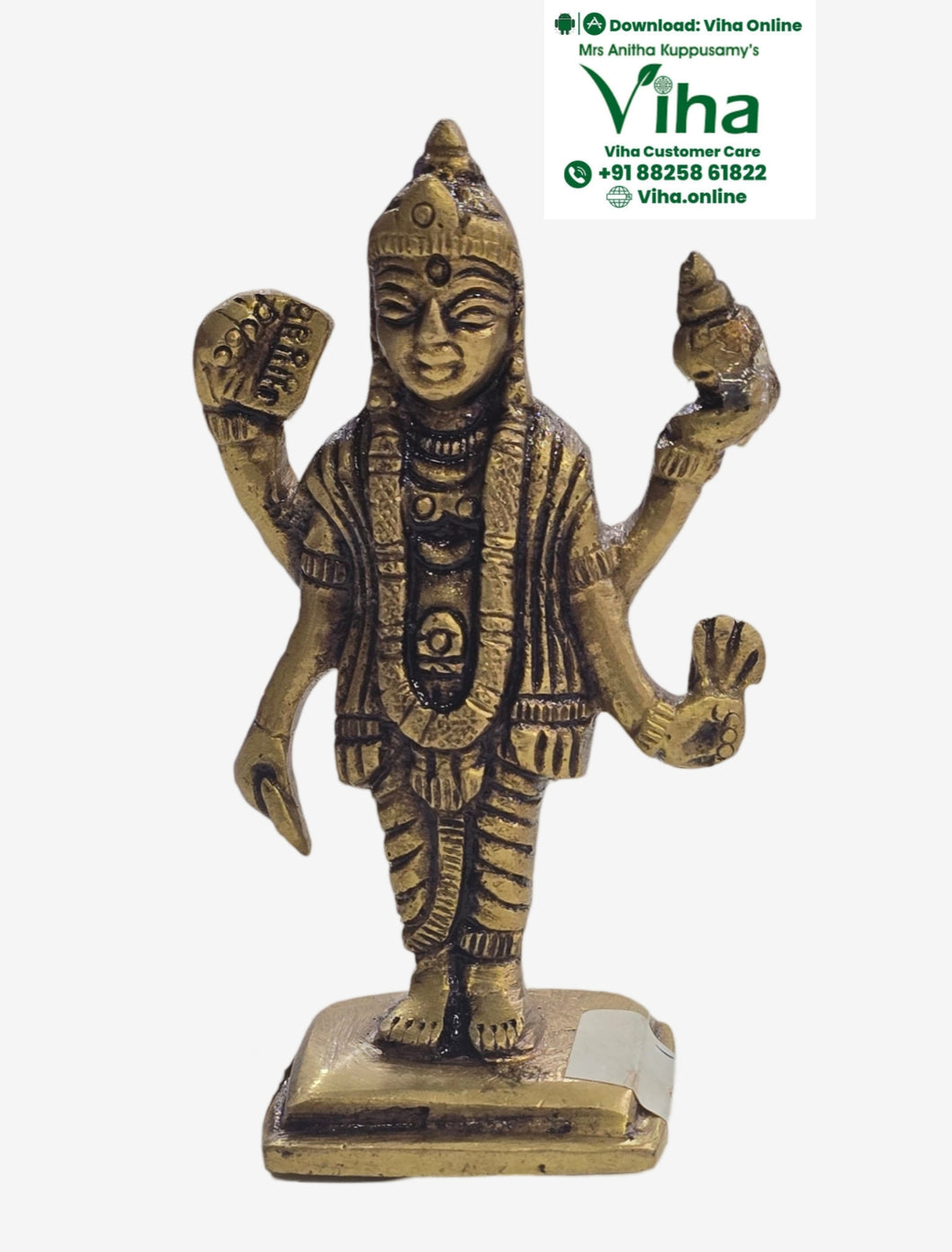 Dhanvantri Statue - Brass