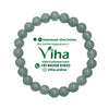 Green Aventurine Bracelet, pale green round beads arranged in a circle