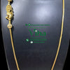 Impon Peacock Mugappu Chain with a decorative side pendant