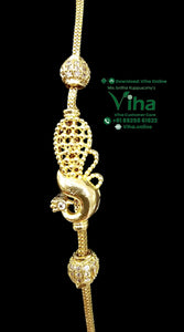 Impon Peacock Mugappu Chain