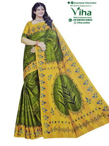 Super Net Cotton Saree With Blouse