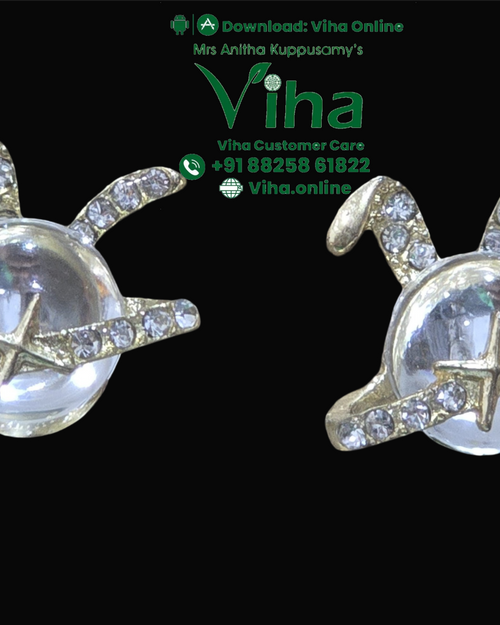 Fancy Stud with protruding decorative elements and a central sphere