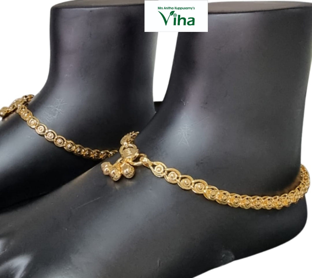 Impon Anklets Impon Payal Impon Kolusu Size 10