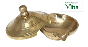 Lamp with Lid - Brass