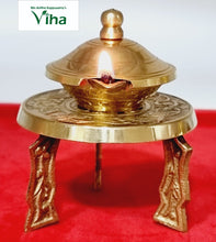 Lamp with Lid - Brass