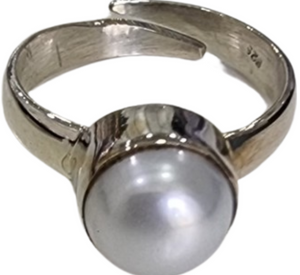 Pearl Ring Silver 3.80 gms