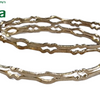 Impon Bangles, two shiny gold-toned metallic bangles with a wavy, openwork design
