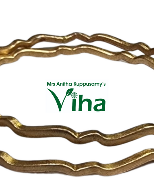 Impon Bangles | Size - 2.8 with wavy edges