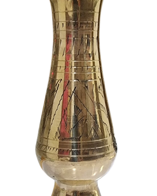 Flower Vase Mughal Design Brass with flared rim