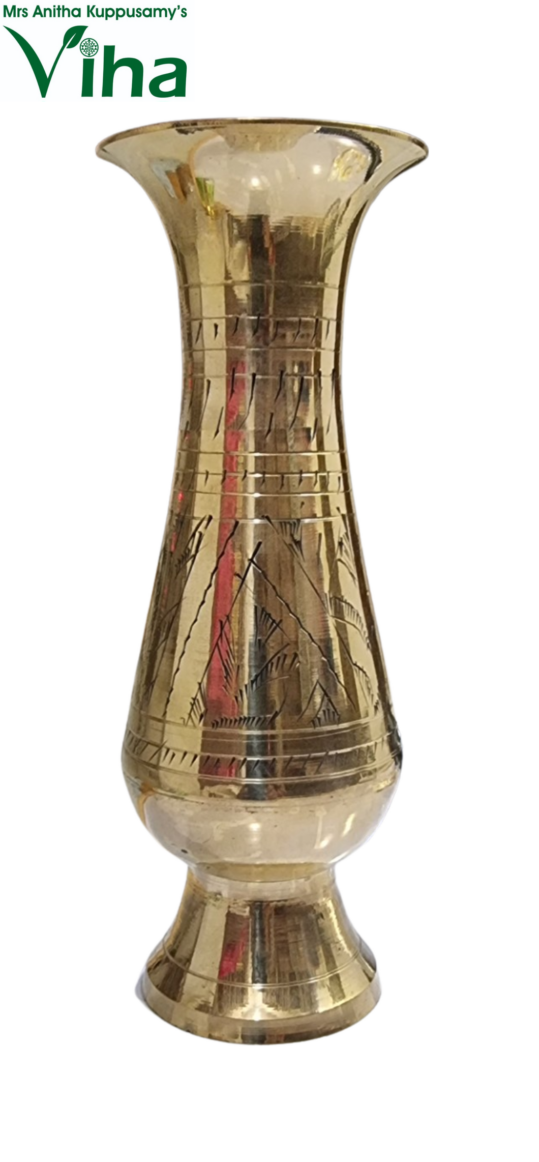 Flower Vase Mughal Design Brass1