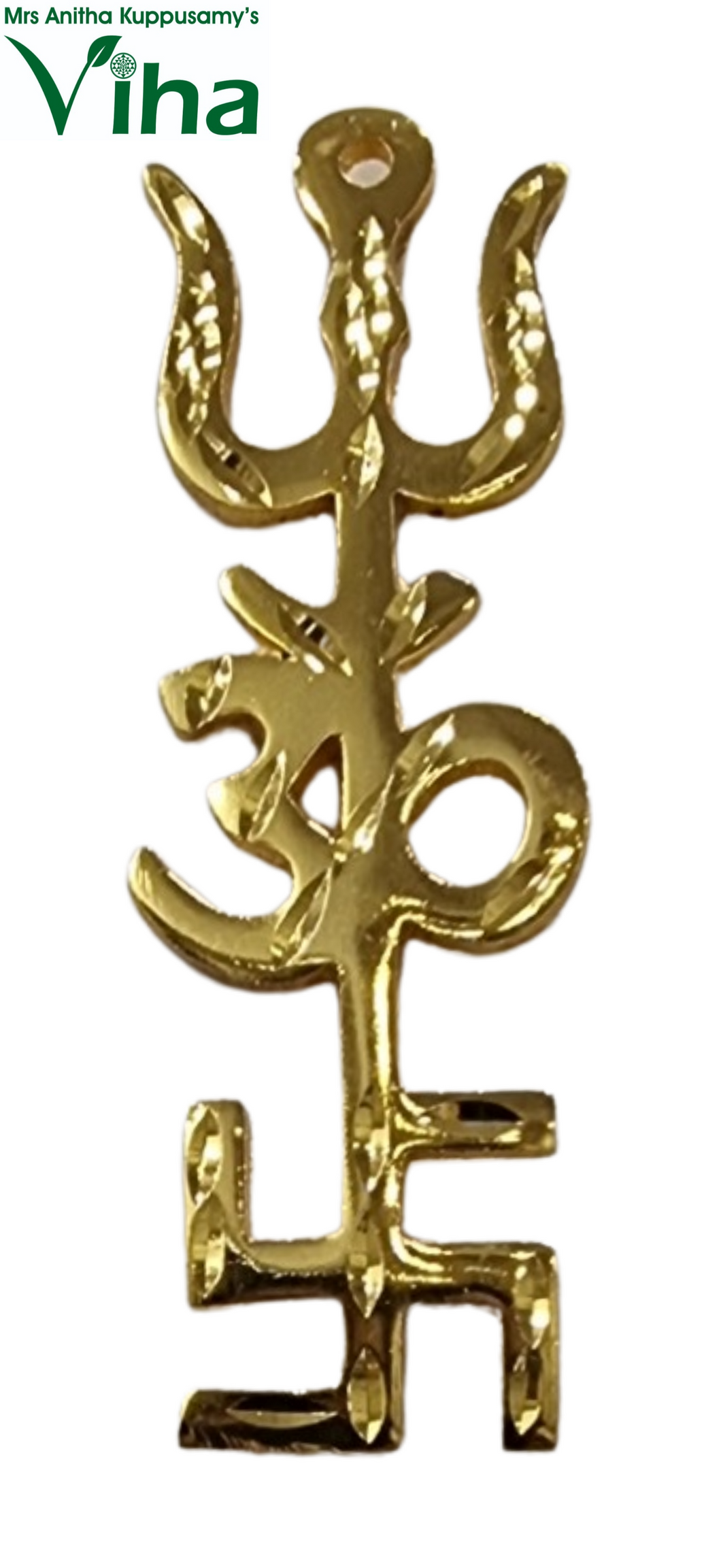 Trishakthi Wall Hanger Brass