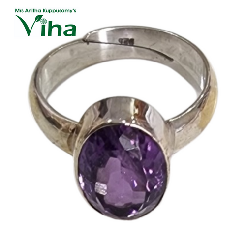 Amethyst Ring Silver